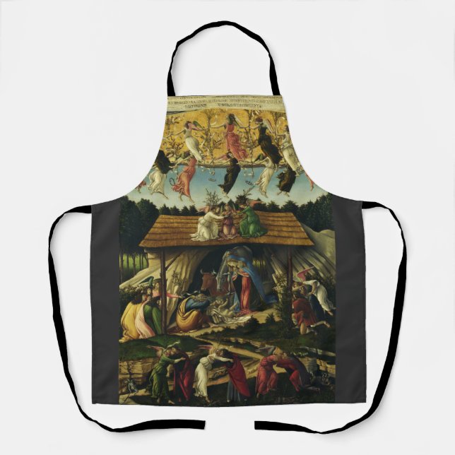 Tablier Sandro Botticelli - La Nativité mystique – Beaux-a (Recto)
