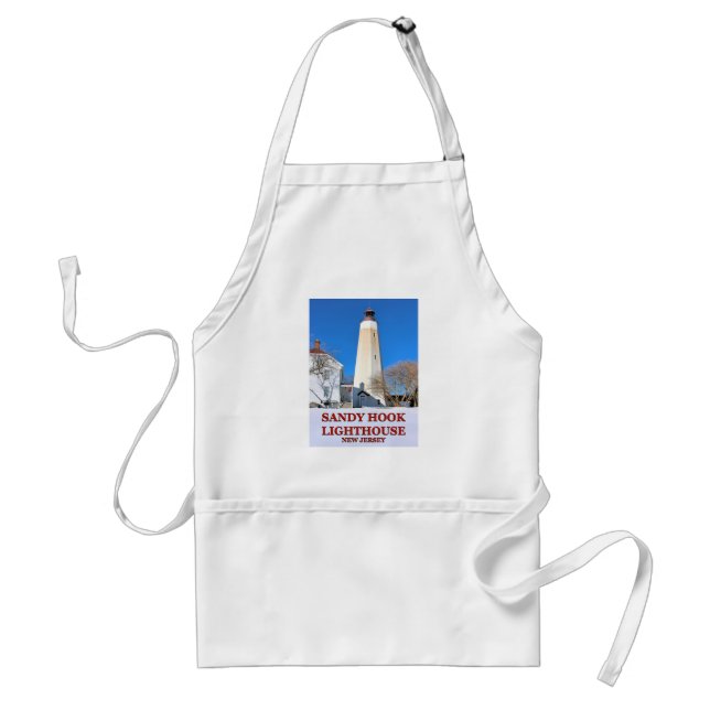 Tablier Sandy Hook Lighthouse New Jersey Cuisine Apron (Devant)
