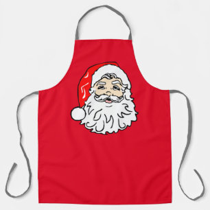 TABLIER SANTA CLAUS CHRISTMAS KITCHEN APRON