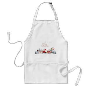 Tablier Santa Claus, Snowman Merry Christmas Holiday