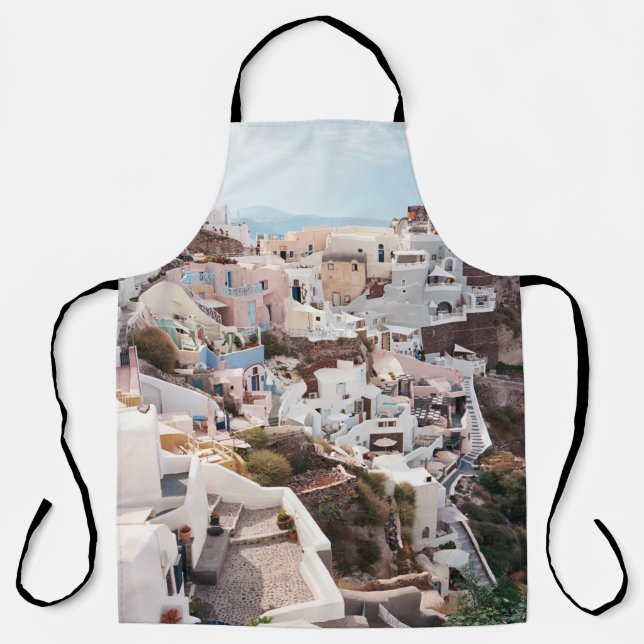TABLIER SANTORINI GRÈCE (Recto)