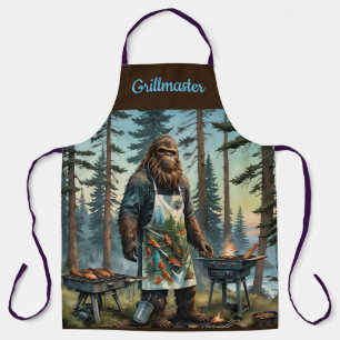 Tablier Sasquatch Poisson Grillmaster Papa