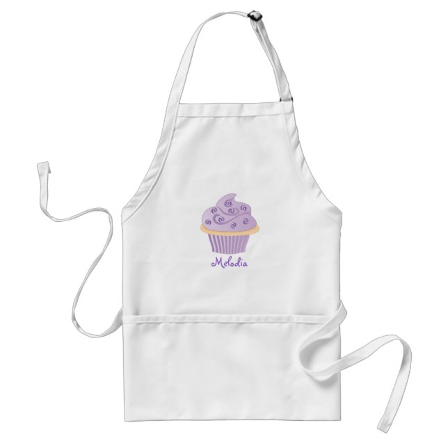 Tablier Saupoudrer violet saupoudrer Cupcake (Devant)