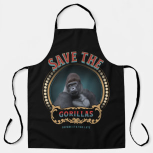 Tablier Sauvez Les Gorilles Espèces en péril