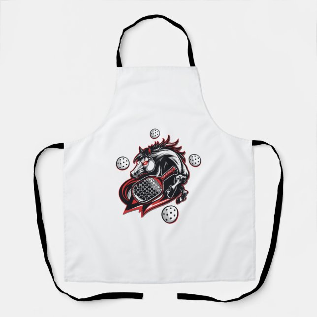 Tablier Sauvez une balade à cheval sur un cowboy (Recto)