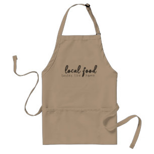 Tablier Saveurs locales Comme Accueil Script Apron