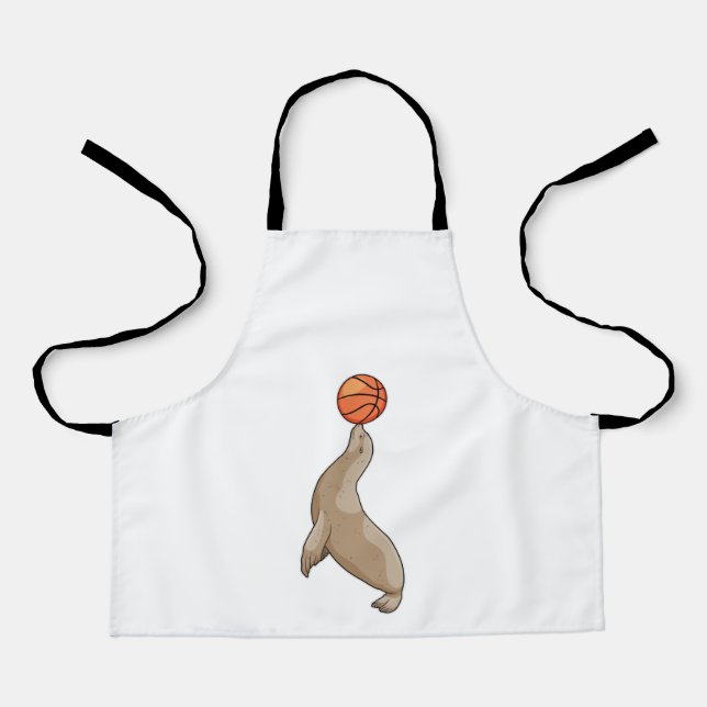 Tablier Sceau avec Basketball (Recto)