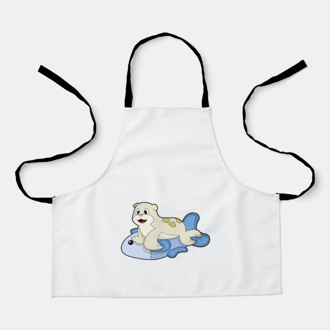 Tablier Sceau avec poisson (Recto)