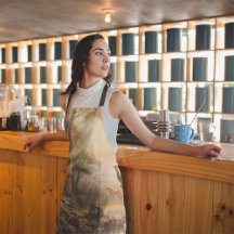 Scène botanique vintage de girafes au bord du fleu