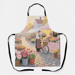 Tablier Scène de rue Fleur Solaire
