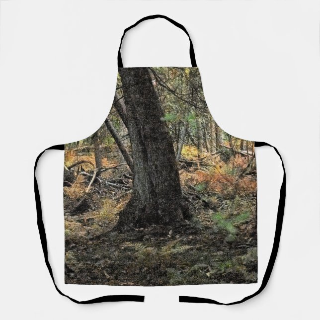 Tablier Scène forestière d'automne (Recto)