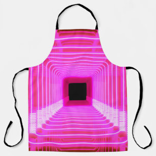 Tablier Scène pop art rose moderne