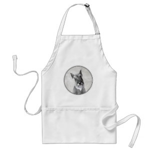 Tablier Schnauzer (géant) - Joli art original pour chien