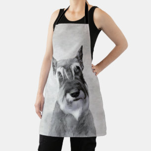 Tablier Schnauzer (géant) - Joli art original pour chien