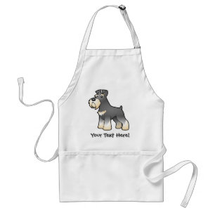 Tablier Schnauzer géant/standard/miniature de bande