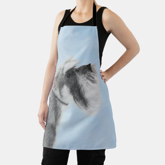 Tablier Schnauzer (Giant, Standard) Peinture - Chien Art (Insitu)