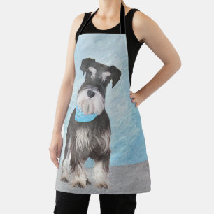 Tablier Schnauzer (Miniature) Peinture - Chien original mi