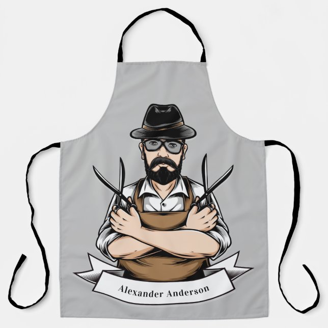 Tablier Scisser Guy Personnaliser Apron (Recto)