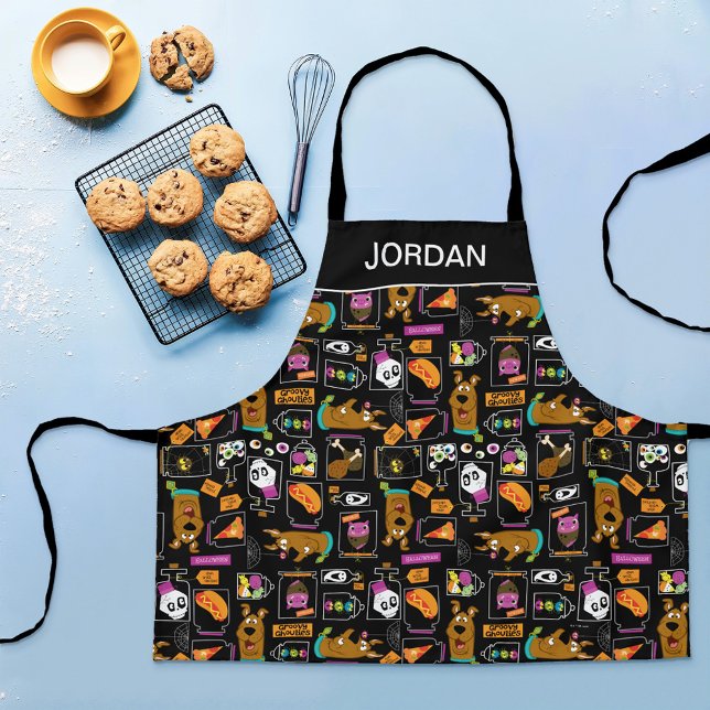 Tablier Scooby-Doo | Halloween Scooby-Doo Motif (Apron on counter)