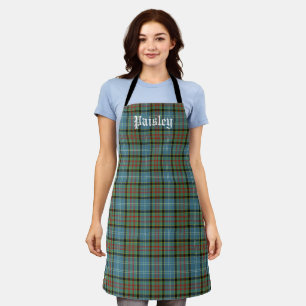 Tablier Scotland Paisley District Tartan Personnalisé