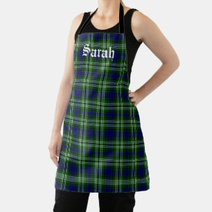 Tablier Scotland Tweedside District Tartan Personnalisé