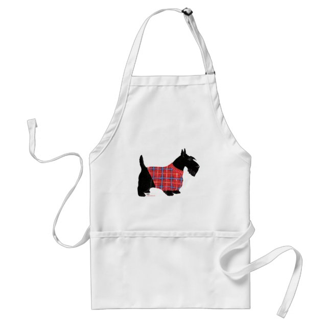 Tablier Scottish Terrier en sueur (Devant)