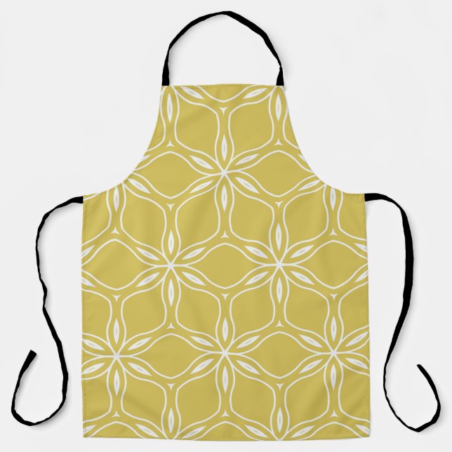 Tablier Seamless floral geometric patterns. Texture vintag (Recto)
