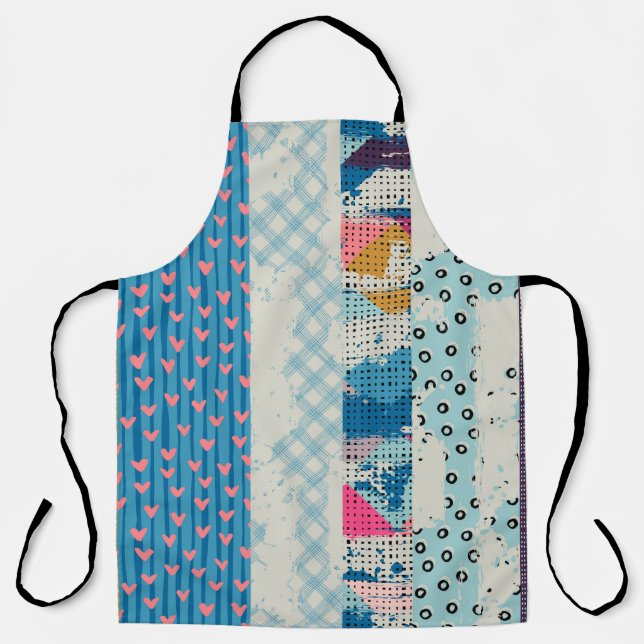 Tablier Seamless pattern, patchwork tiles.  (Recto)
