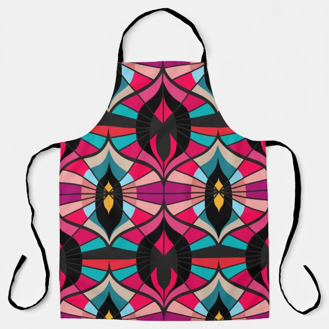 Tablier Seamless retro pattern in the style of the sixties (Recto)