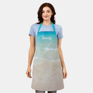 Tablier Seashore Coastal Nom de la scène Big Design Apron