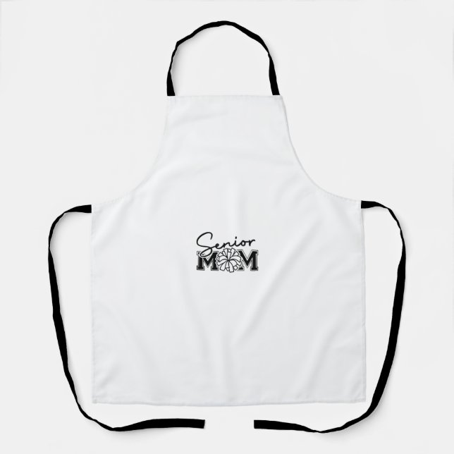 Tablier Senior Mom Cheer Design 🎓 📣 (Recto)