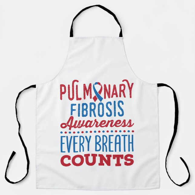 Tablier Sensibilisation à la fibrose pulmonaire Chaque res (Recto)