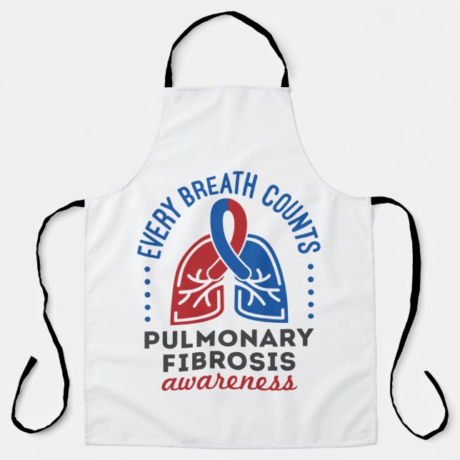 Tablier Sensibilisation à la fibrose pulmonaire Chaque res (Recto)