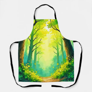 Tablier Sentier forestier ensoleillé