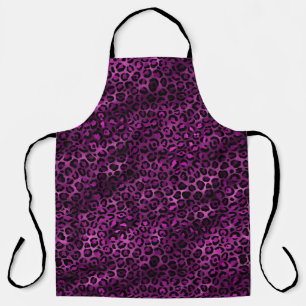 Tablier Série Purple and Gold Leopard Design 3