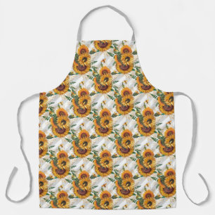 Tablier Série Tournesol et Abeille Design Douze