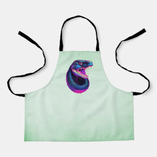 Tablier Serpent de Cobra dans le style esthétique Vaporwav