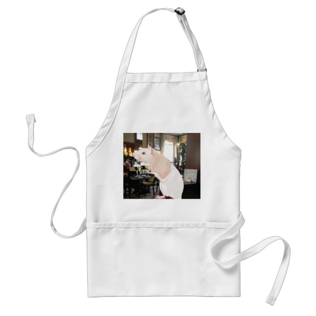 Tablier Serveur rat surréaliste  (Devant)