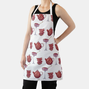 Tablier Service à thé Red Spotty et motif fraises