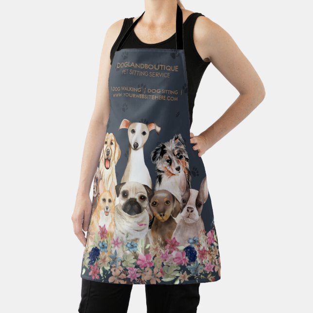 Tablier Service de dressage de chien Groomer animal Marine (Insitu)