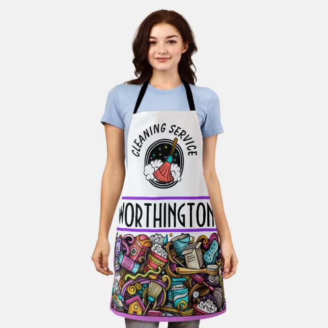 Tablier Service de nettoyage (Porté)