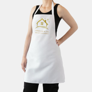 Tablier Service de nettoyage de maison dorée Maison