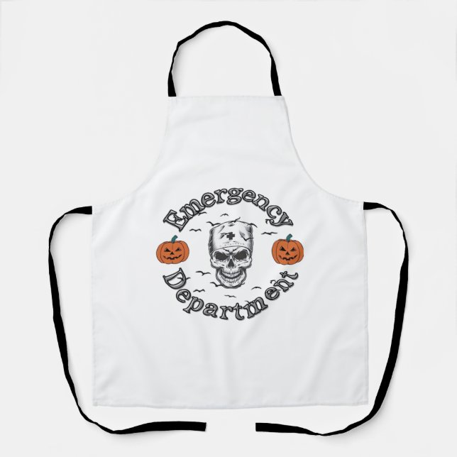 Tablier Service D'Urgence Er Nurse Skeleton Hallo (Recto)