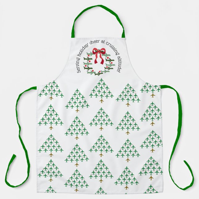 Tablier Servir la gaieté de vacances à l'aire de croisière (Recto)