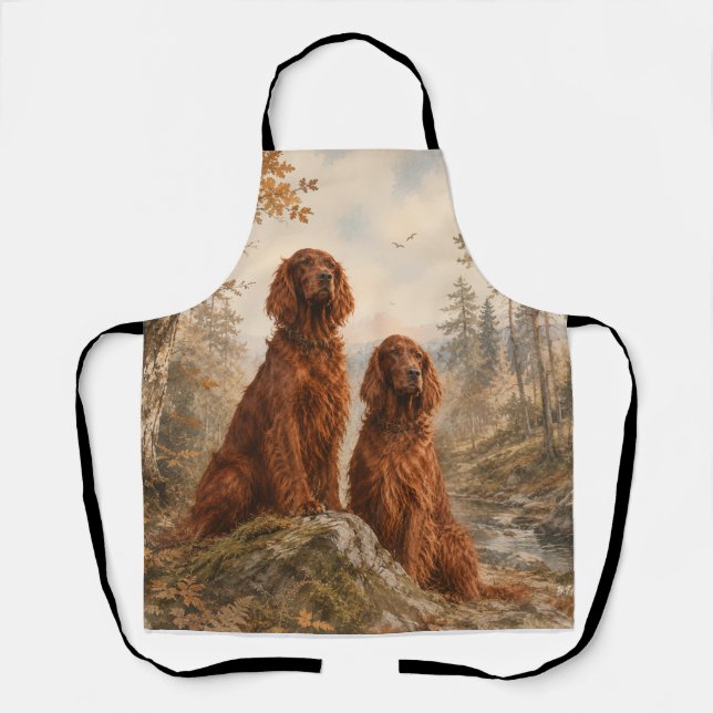 Tablier Setter irlandais   (Recto)