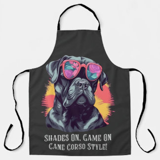 Tablier Shades On, Game On - Cane Corso Style!