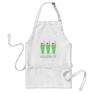 Tablier Shake It Green Milkshake St Patrick's Day Shamrock