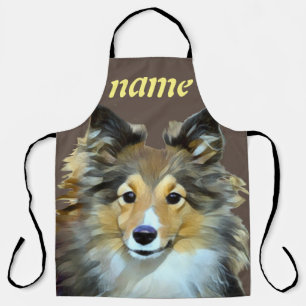 Tablier Sheltie Dog Pet aime l'aire d'impression tout-en-u