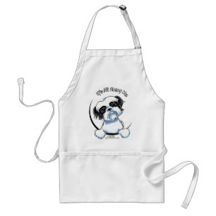 Tablier Shih noir/blanc Tzu IAAM