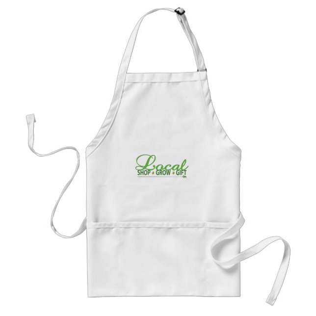 Tablier Shop local, Grow local, Poison local (Devant)